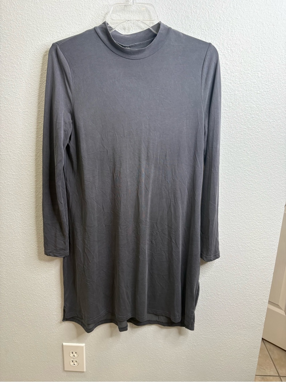 Cotton On Small High Neck Charcoal Grey Dress
